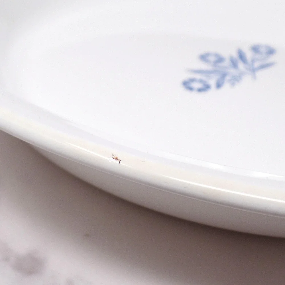 Vintage Corningware 9 Inch Pie Plate (P-309), Blue Cornflower (1966-69)